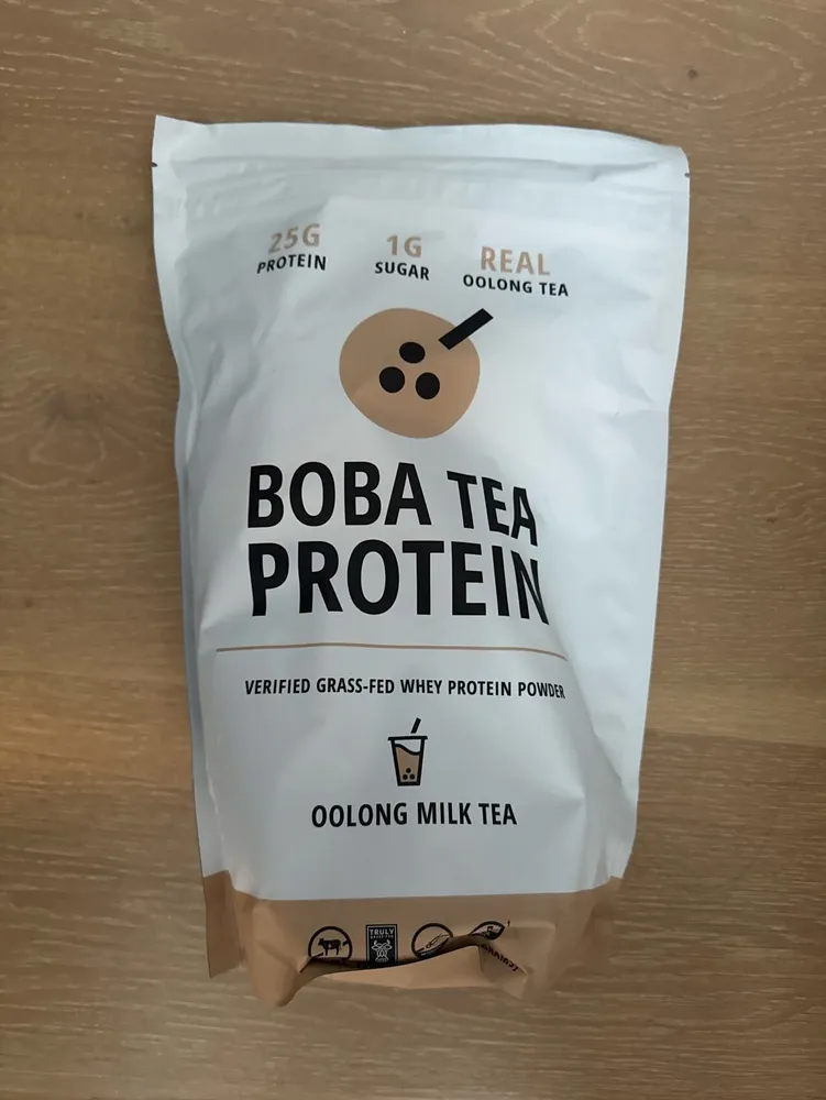 Oolong milk tea protein