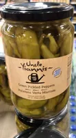 Poivrons vert marinés