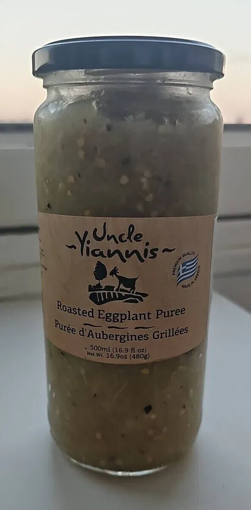 Purée d'aubergines grillees