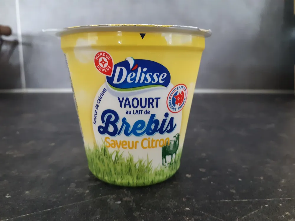 yaourt au lait de Brebis saveur citron