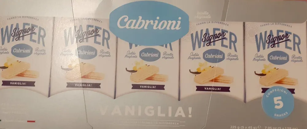 Wafer vaniglia