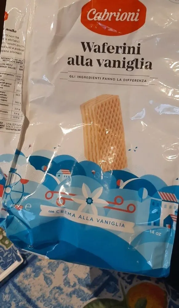 Waferinj alla vaniglia