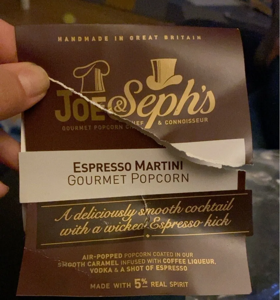 Espresso Martini gourmet popcorn