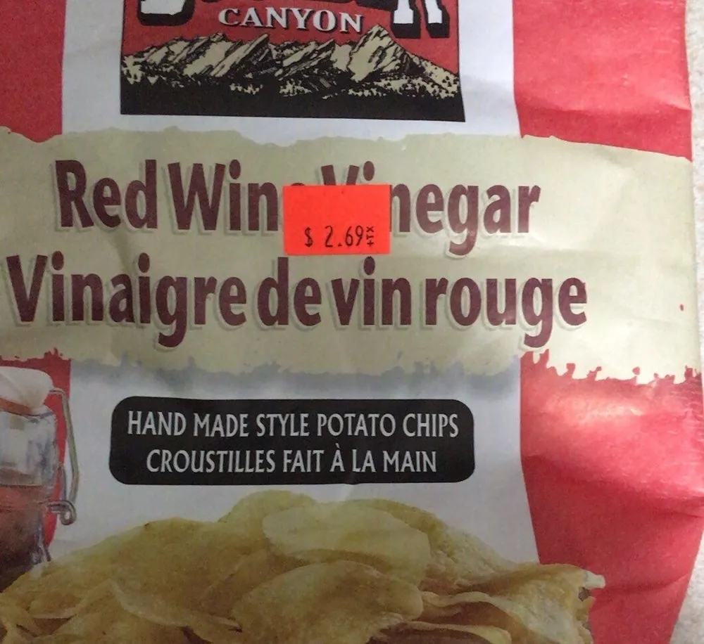 Croustilles vinaigre de vin rouge