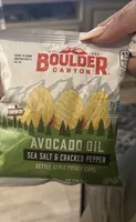 Avocado Oil Sea Salt & Cracked Pepper Kettle Style Potato Chips