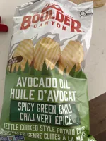 Spicy Green Chili Potato Chips