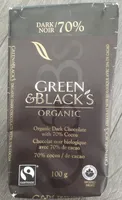 Green & Black's Organic Dark Chocolate with 70% Cocoa