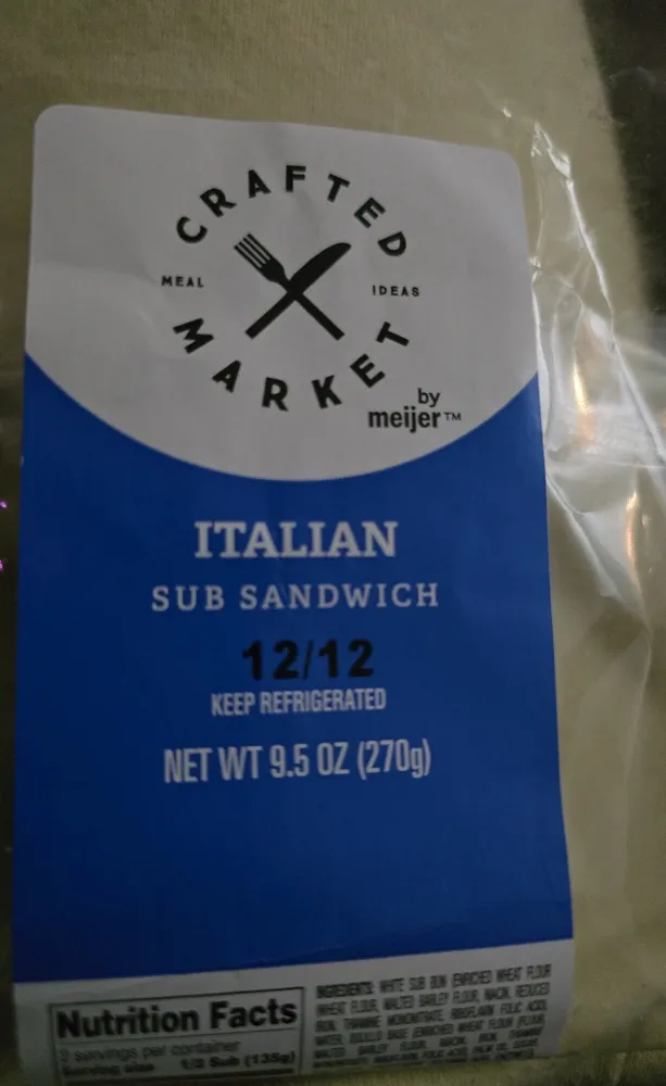 Italian Sub Sandwich