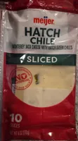 Hatch Chile Monterey Jack Cheese Sliced