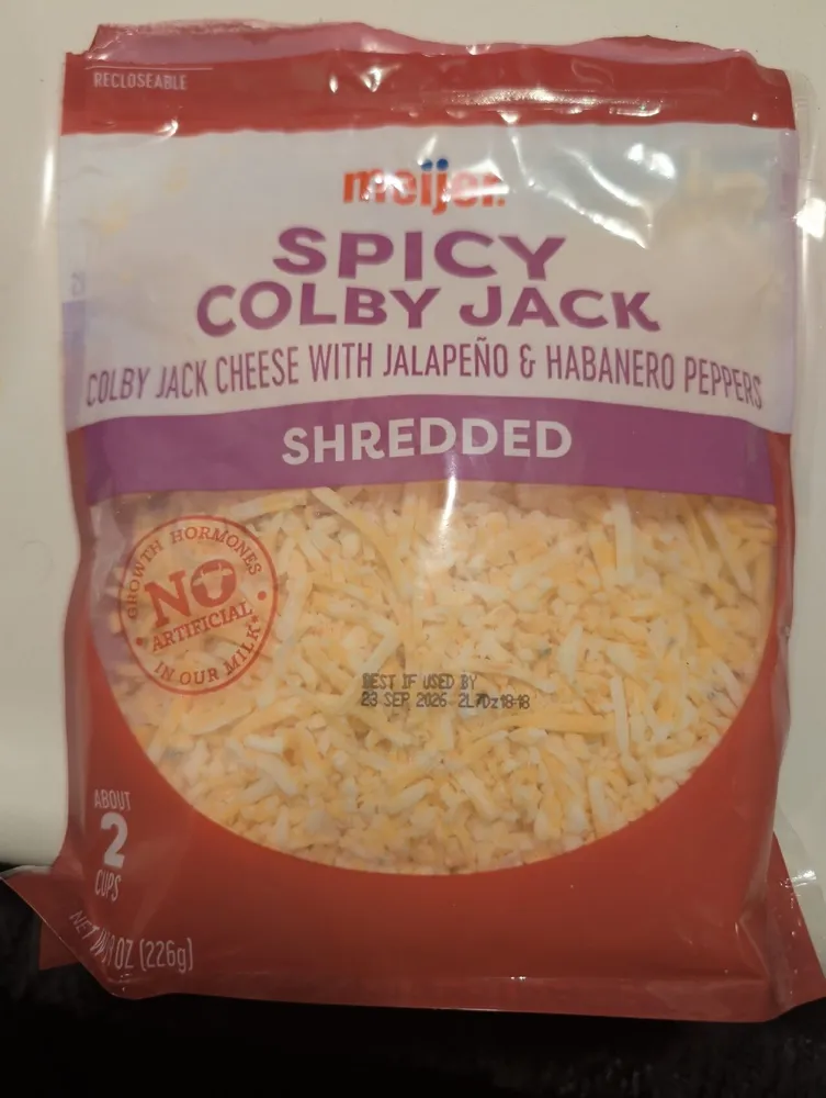 Spicy Colby Jack Shredded Cheese