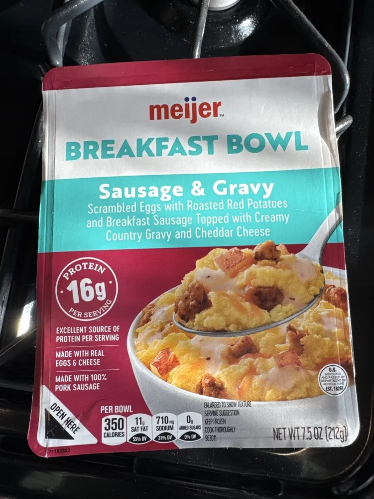 Sausage and gravy  Breakfast bowl