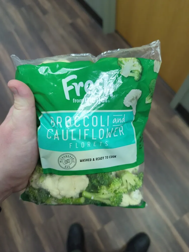 Broccoli And Cauliflower Florets