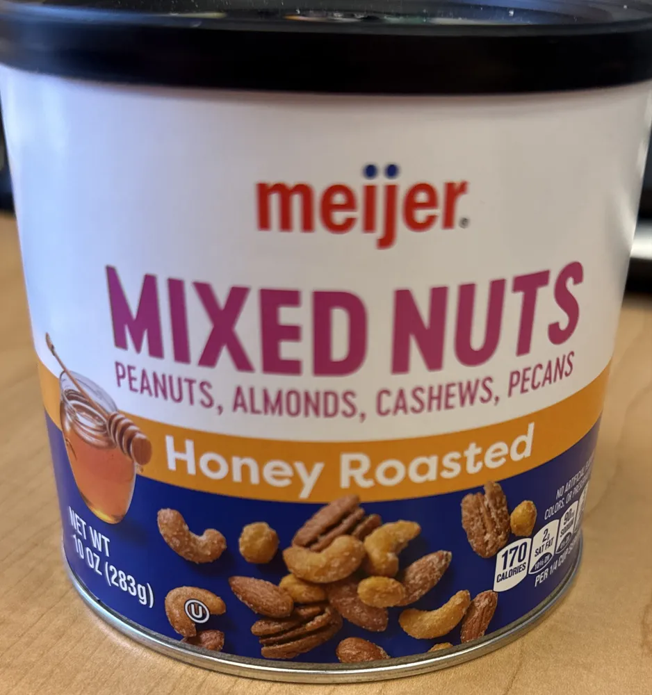 Mixed nuts honey roasted