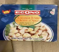Calamar jumbo en aceite