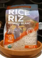 Riz basmati blanc biologique