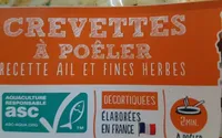 Crevettes à poëler