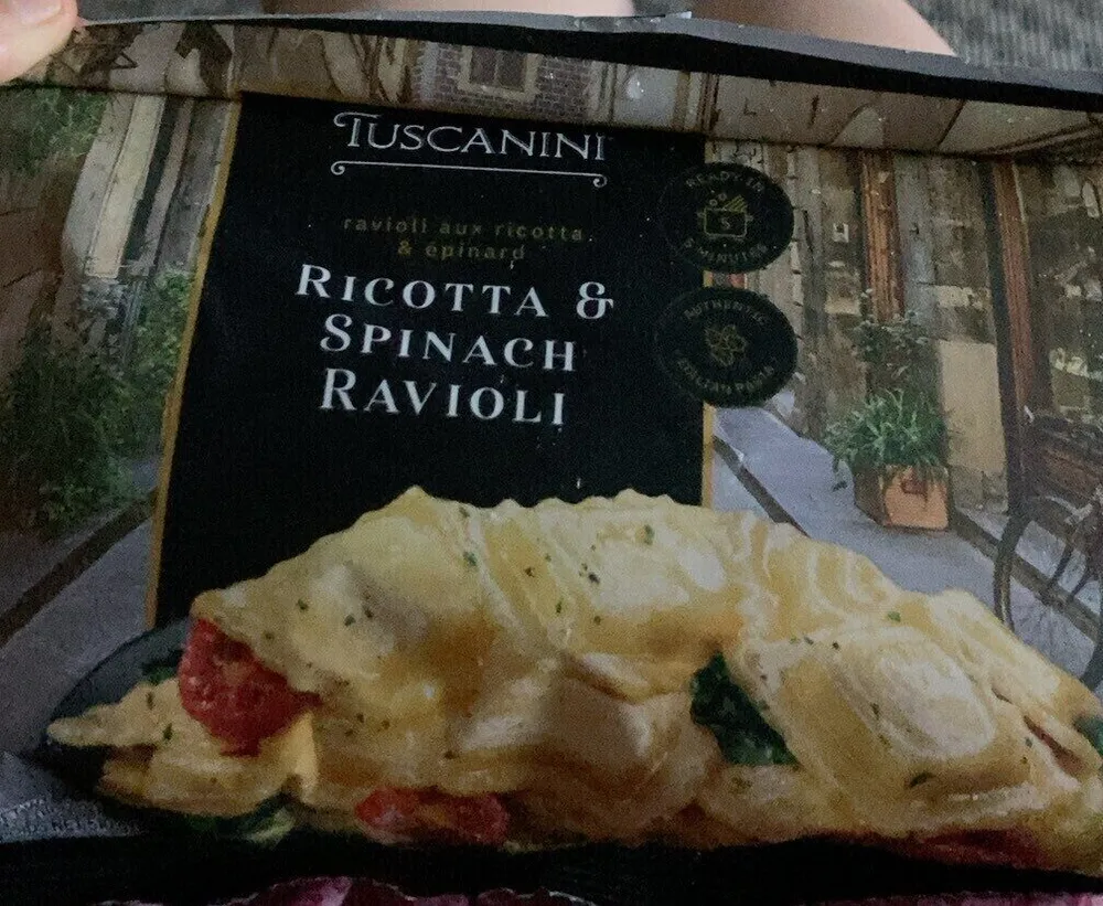 Ravioli ricotta & épinard
