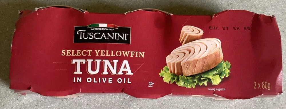 Yellowfin Tuna In olive Oil (drained)