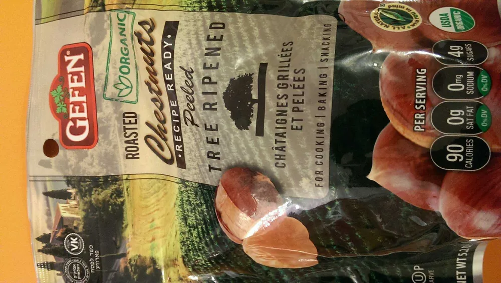Organic roasted chestnuts