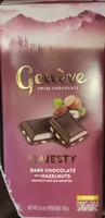 Tablette chocolat noir aux noisettes