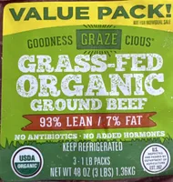 Grass-Fed Organic Ground Beef