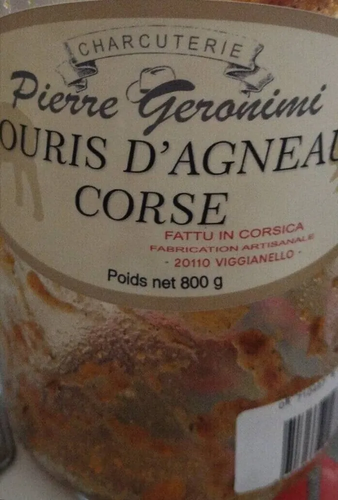 Souris d'agneau corse
