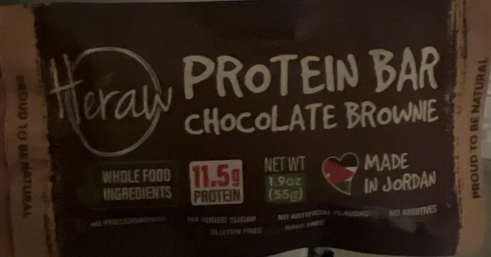 Protein bar chocolate brownie