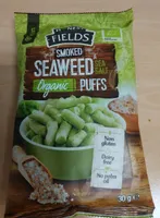 Smoked seaweed puffs