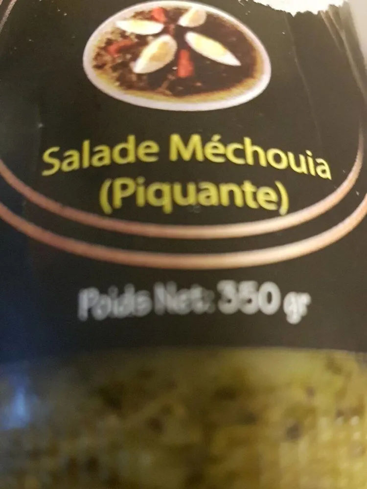 Salade méchouia piquante