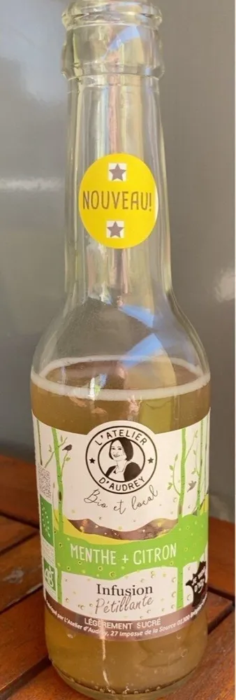 Menthe citron infusion pétillante