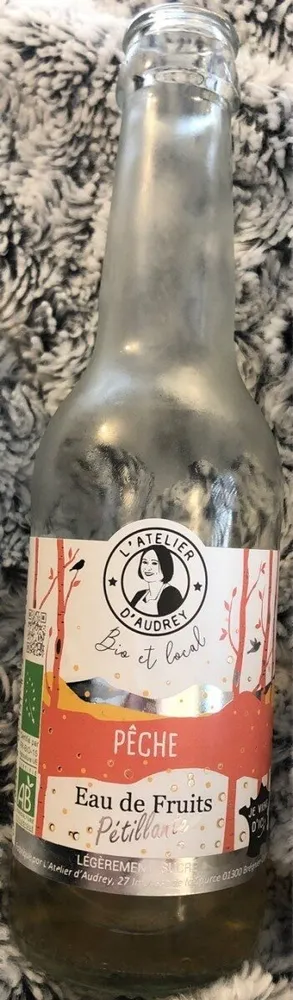 Eau de fruits pétilante