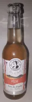 Eau de fruits pétillante Pêche