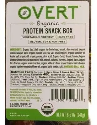Organic Protein Snack Box