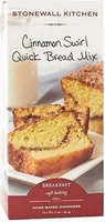 Cinnamon swirl quick bread mix