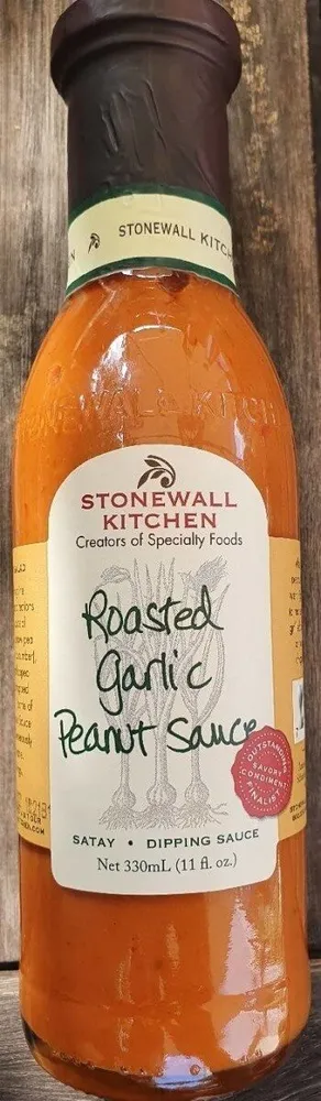 Roasted Garlic Peanut Sauce