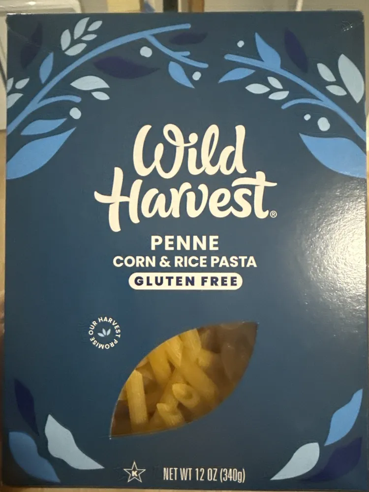 Penne corn & rice pasta blend