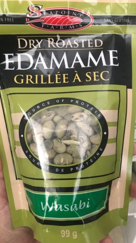 Edamame grillée à sec