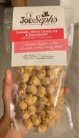 Pop corn gourmet caramel chocolat blanc et fraise