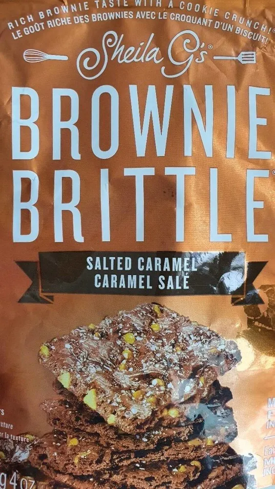 Brownie brittle salted caramel