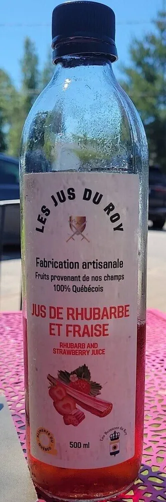 Les jus du Roy, Rhubarbe et fraise