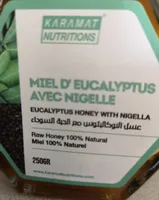 Miel d'eucalyptus avec nigelle