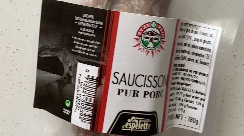 Saucisson Pur Porc