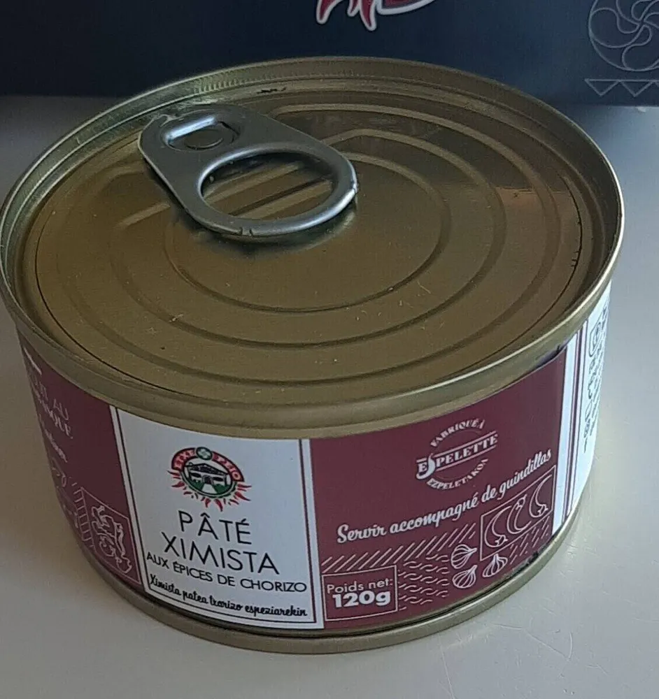 Pâté ximista aux epices de chorizo