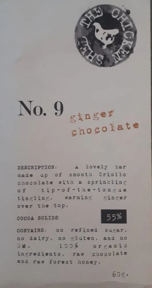 No9. Ginger chocolate