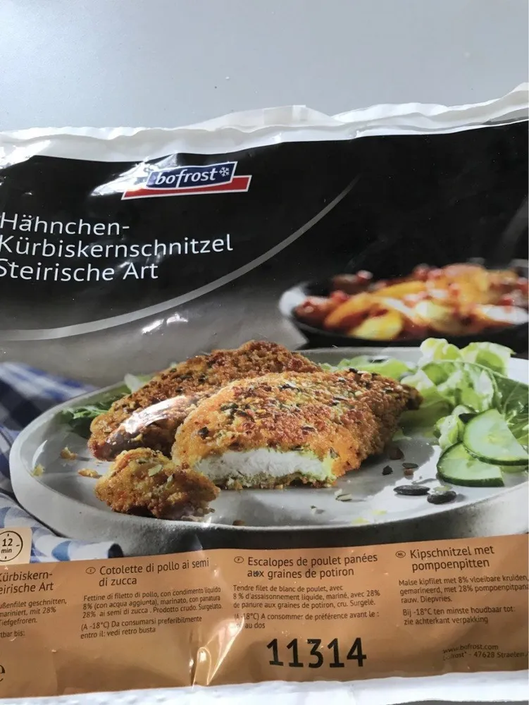 Hähnchen- Kürbiskernschnitzel Steirische Art