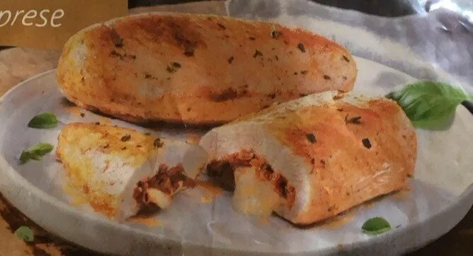 Paupiette de filet de poulet Caprese