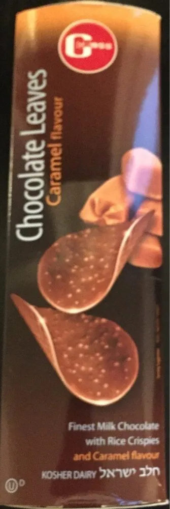 Chocolate Leaves Caramel flavour