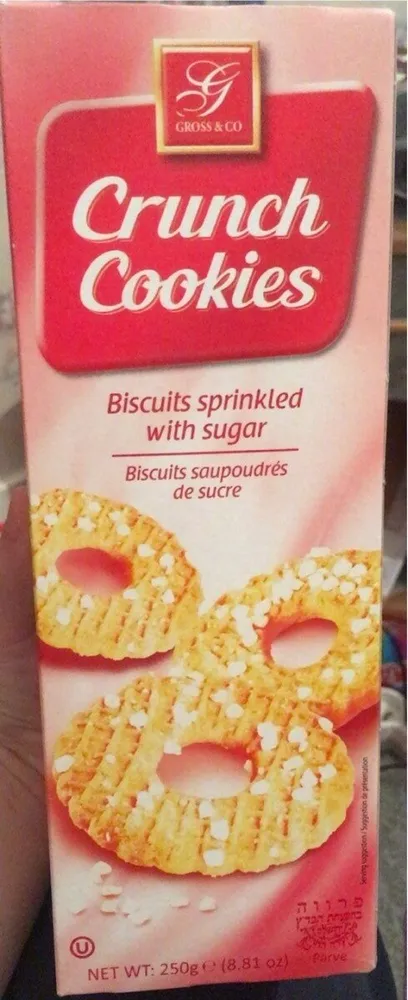 Biscuits saupoudrés de sucre