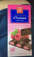 Chocolat noir fourré aux framboises