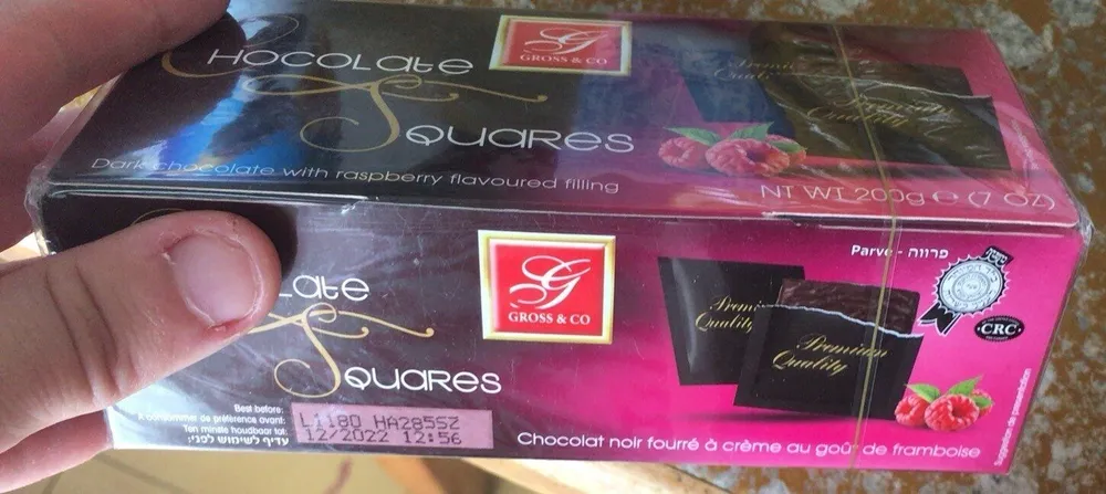Chocolats Square Framboise